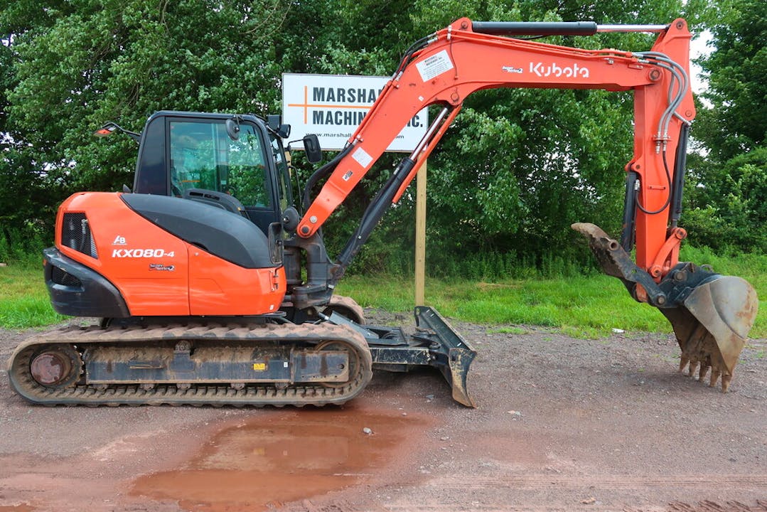 2023 Kubota KX080-4 Mini Excavator in Lakeland, FL