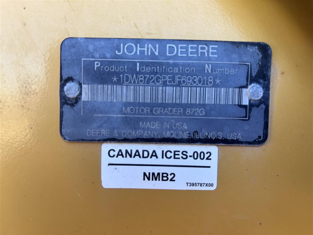 2019 Deere 872GP thumbnail 7