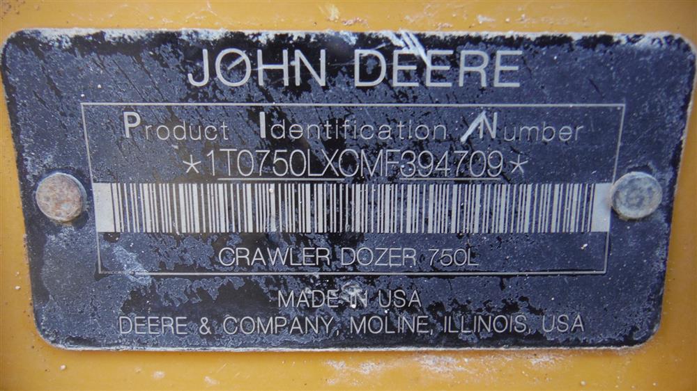 2021 Deere 750L thumbnail 2